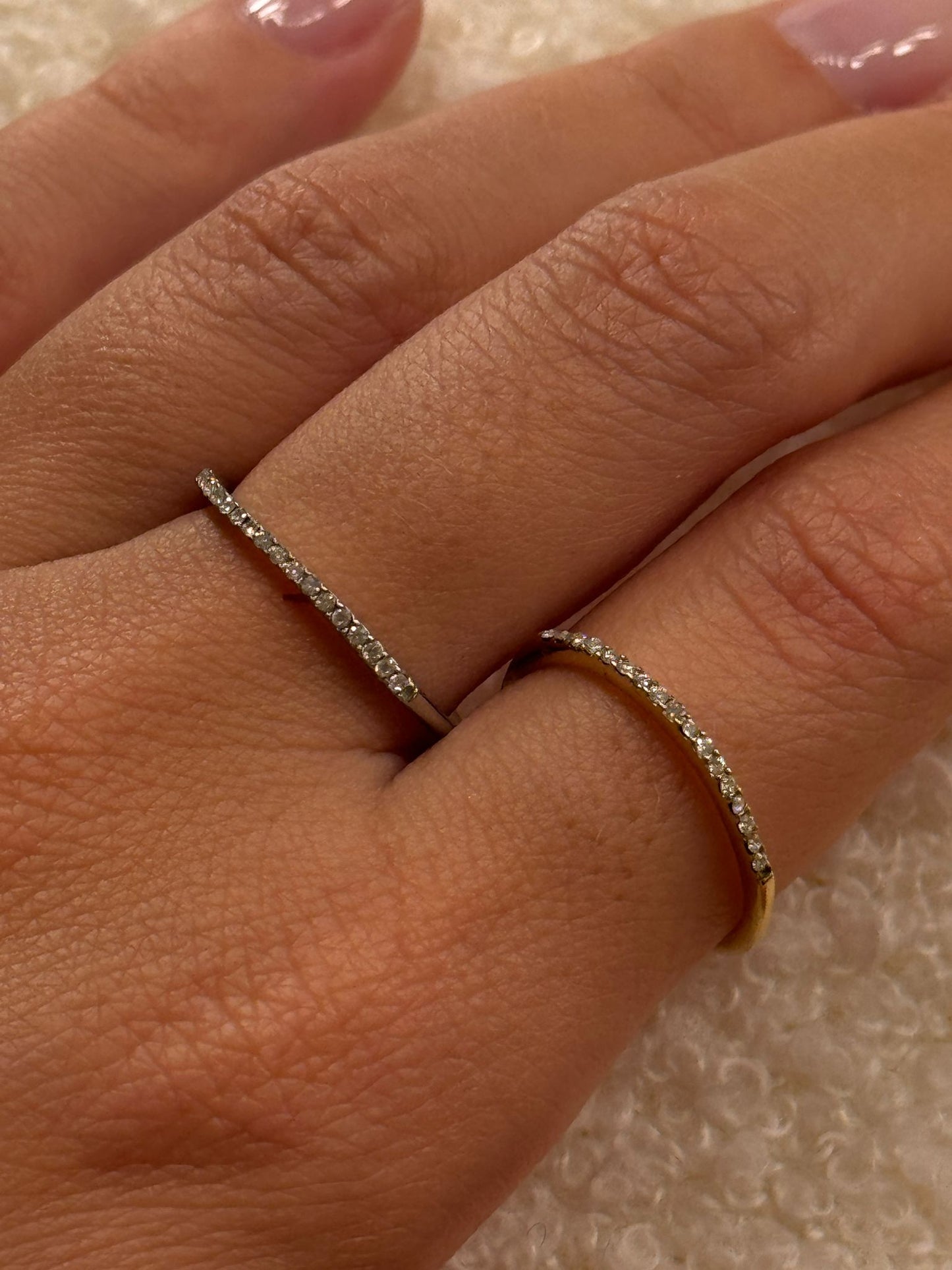 Anello mezza veretta sottile