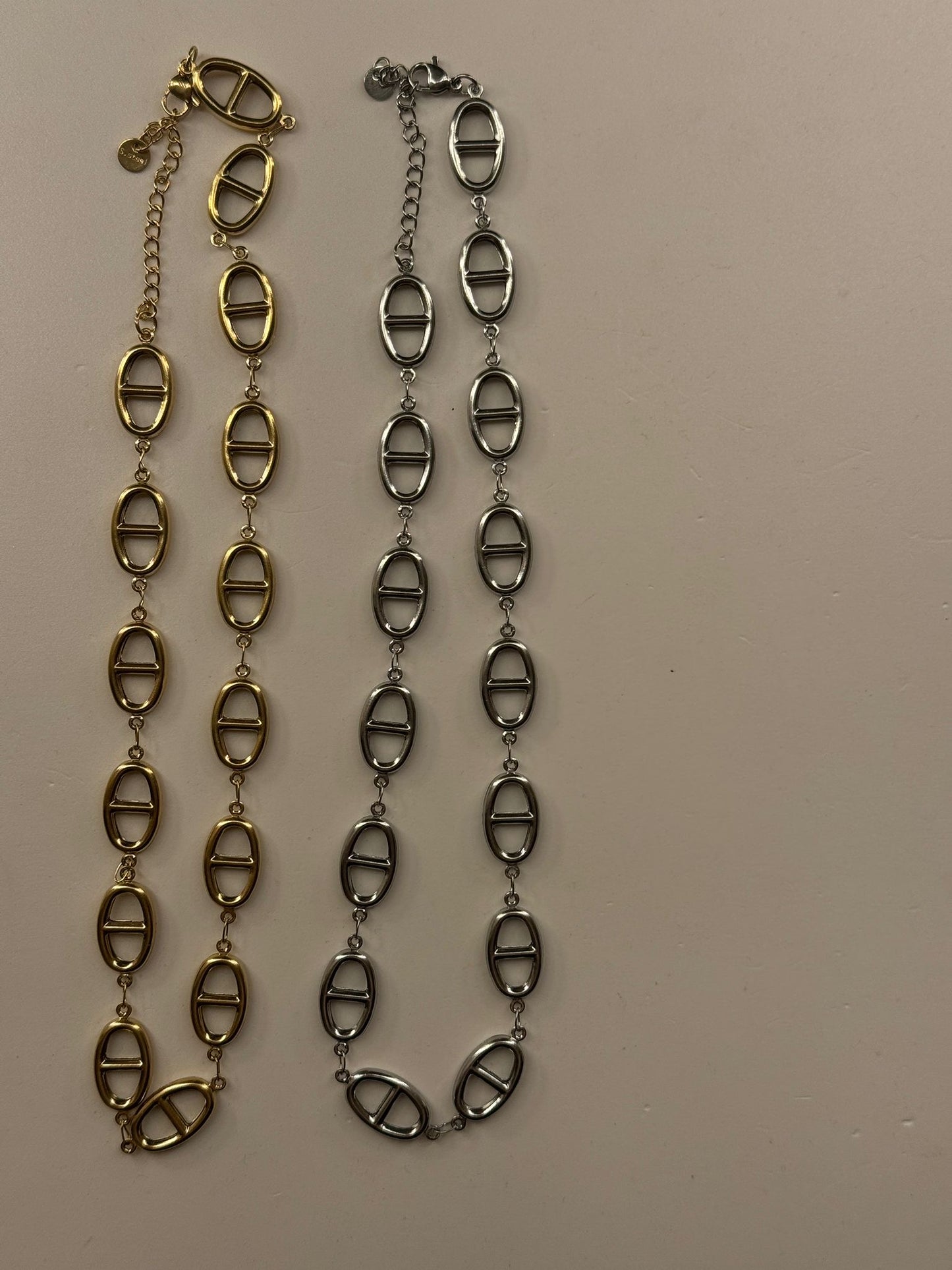 Collana catena maglia marina