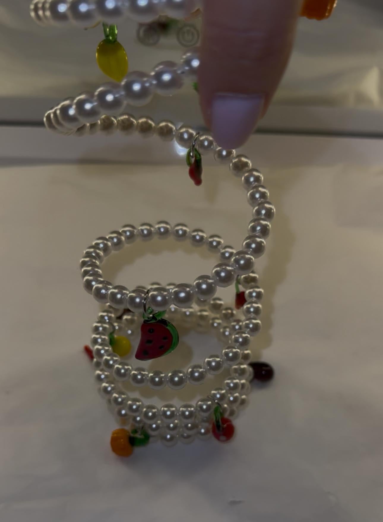 Bracciale Multi Perle Frutta