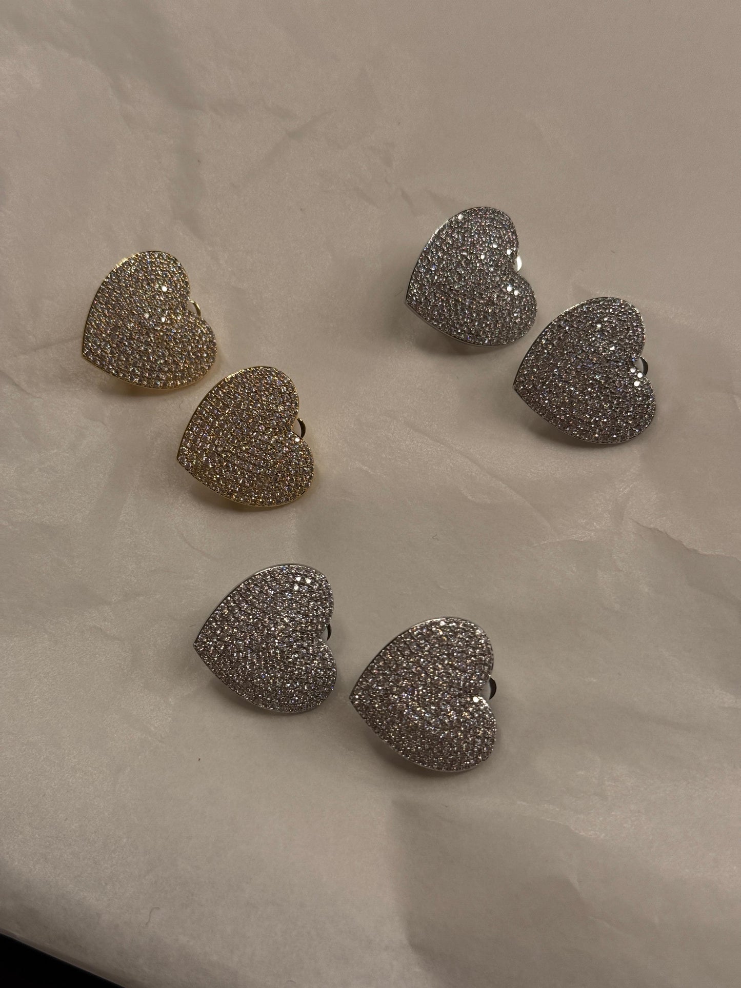 Orecchini clip CUORE PAMELA