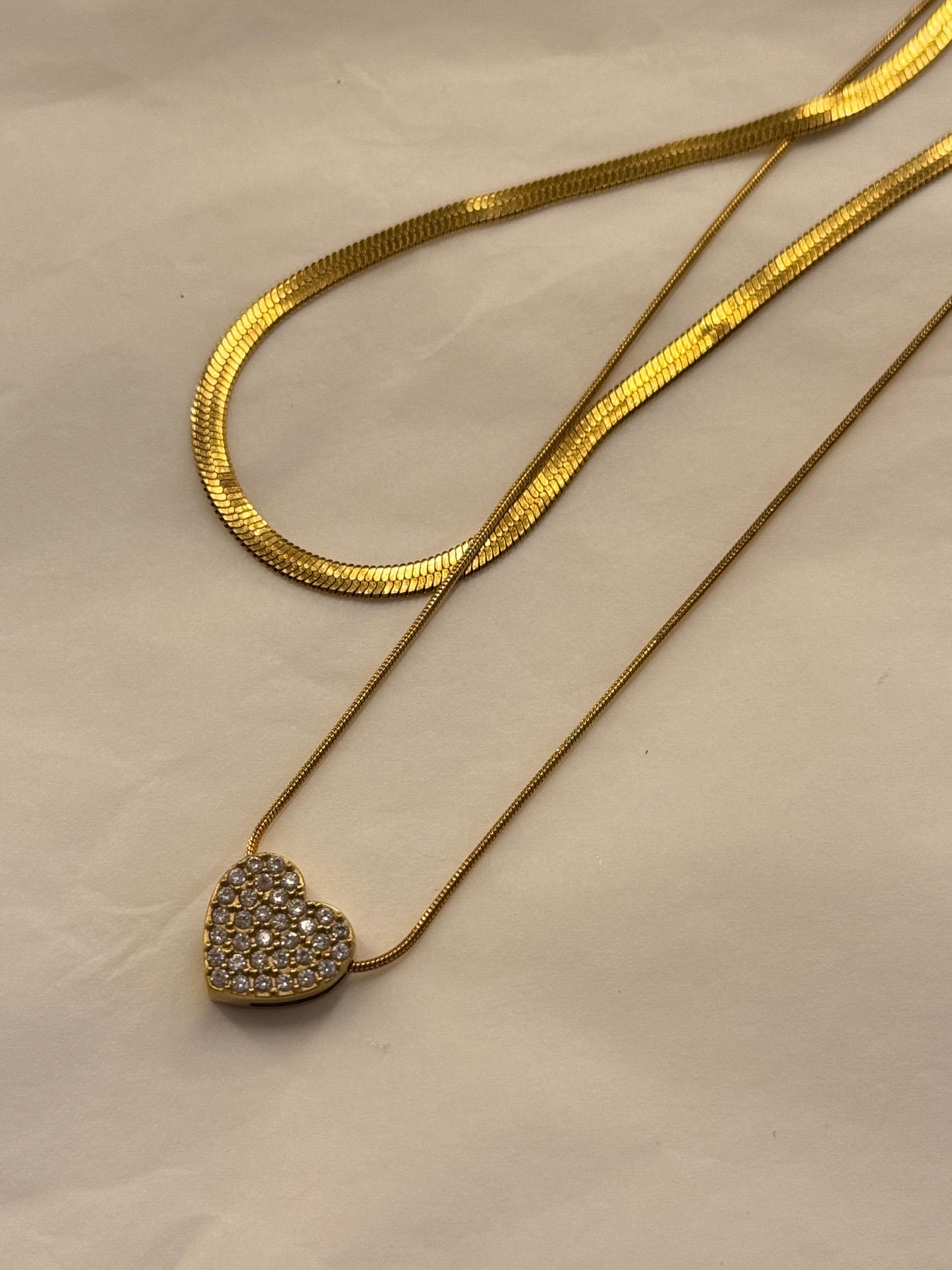 Collana due in uno Cuore Dafne + Snake