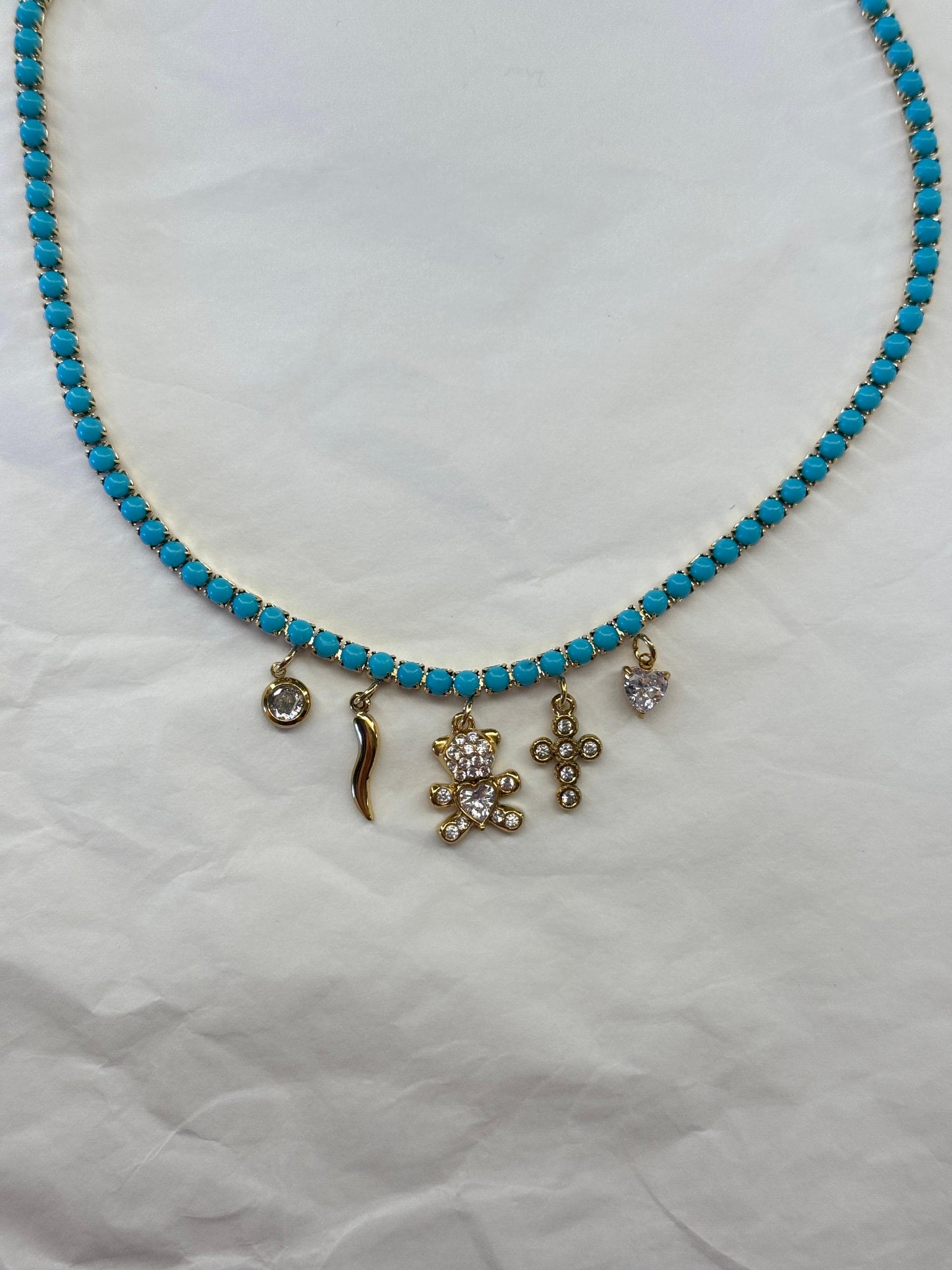 Collana Tennis Charms Colors