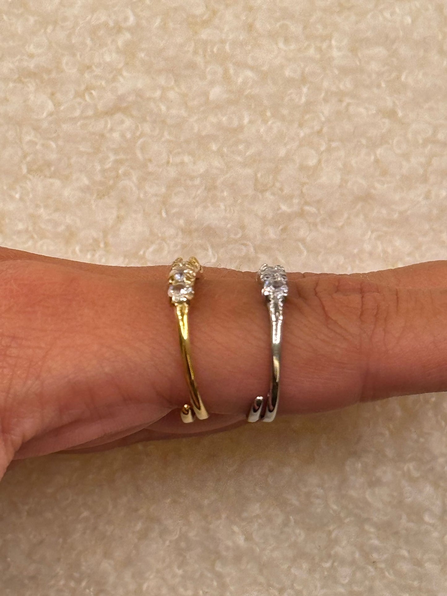 Anello mezza veretta