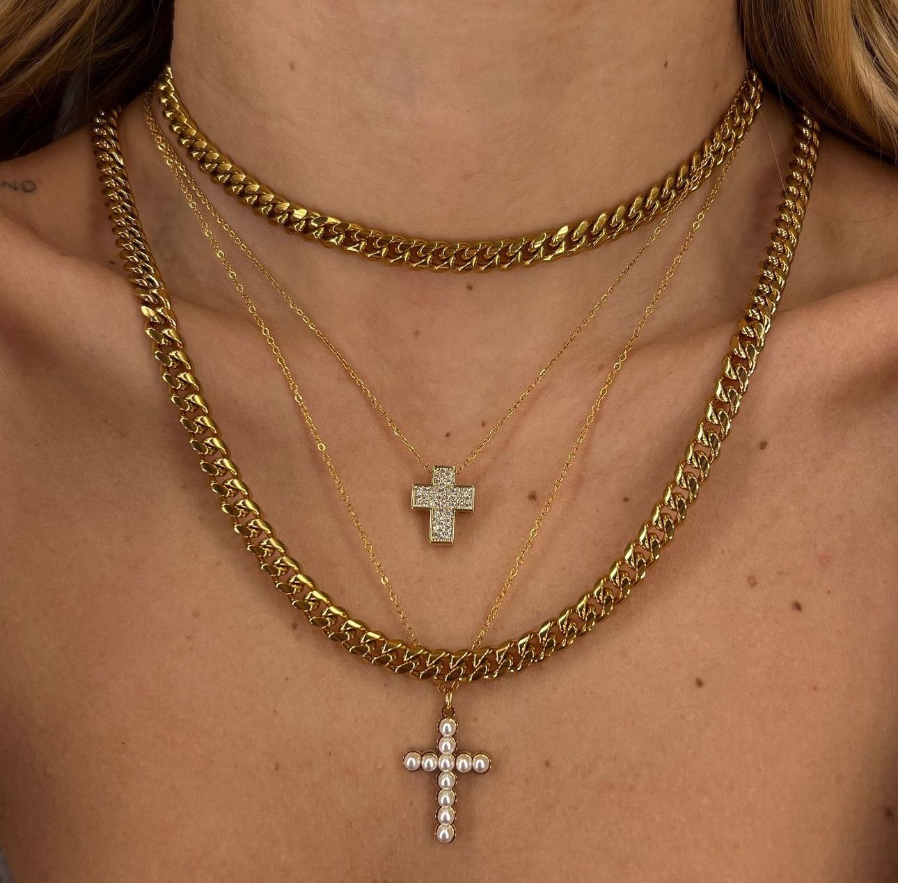 Collana groumette longuette
