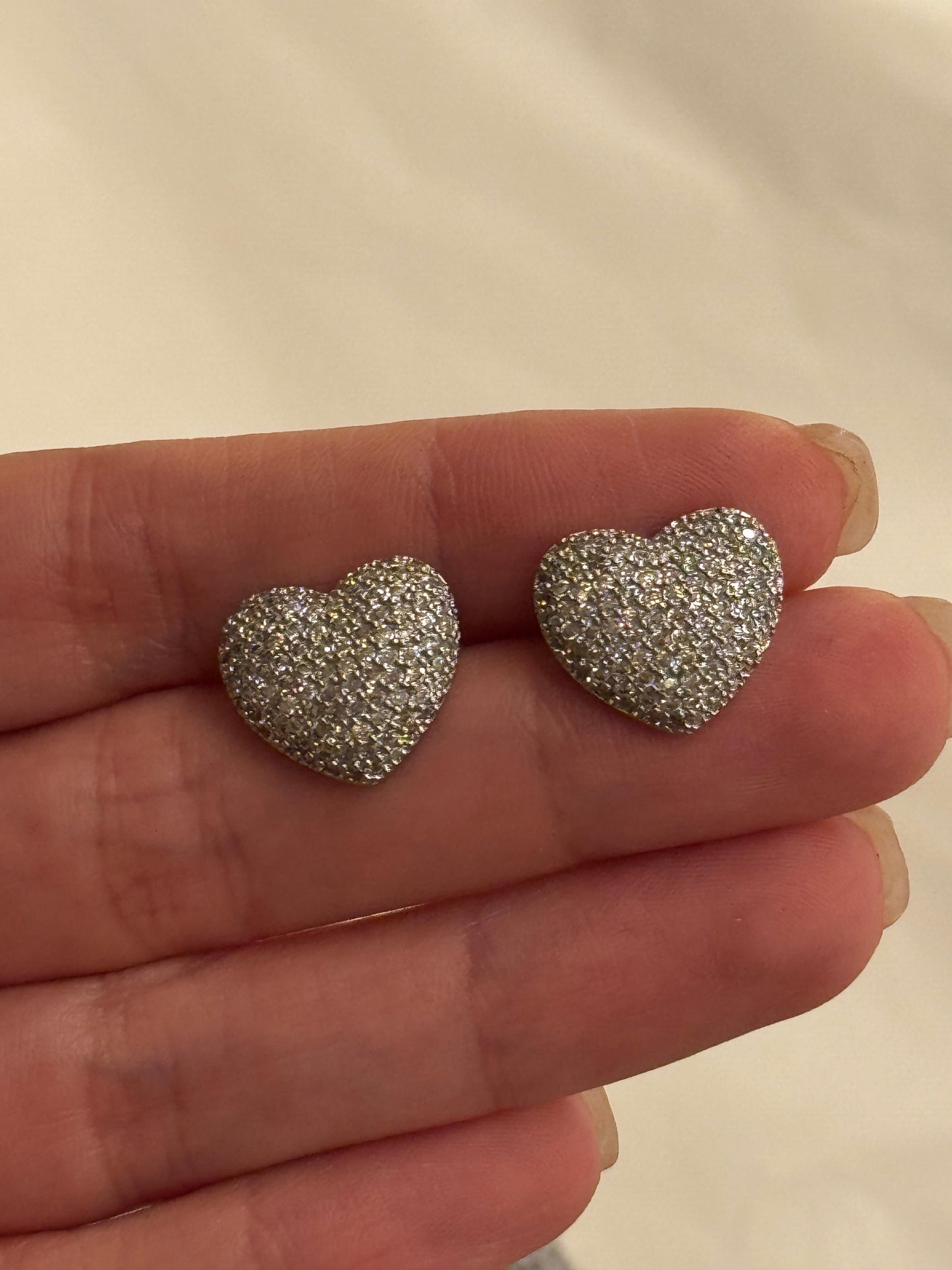 Orecchini cuore pieno CLARY