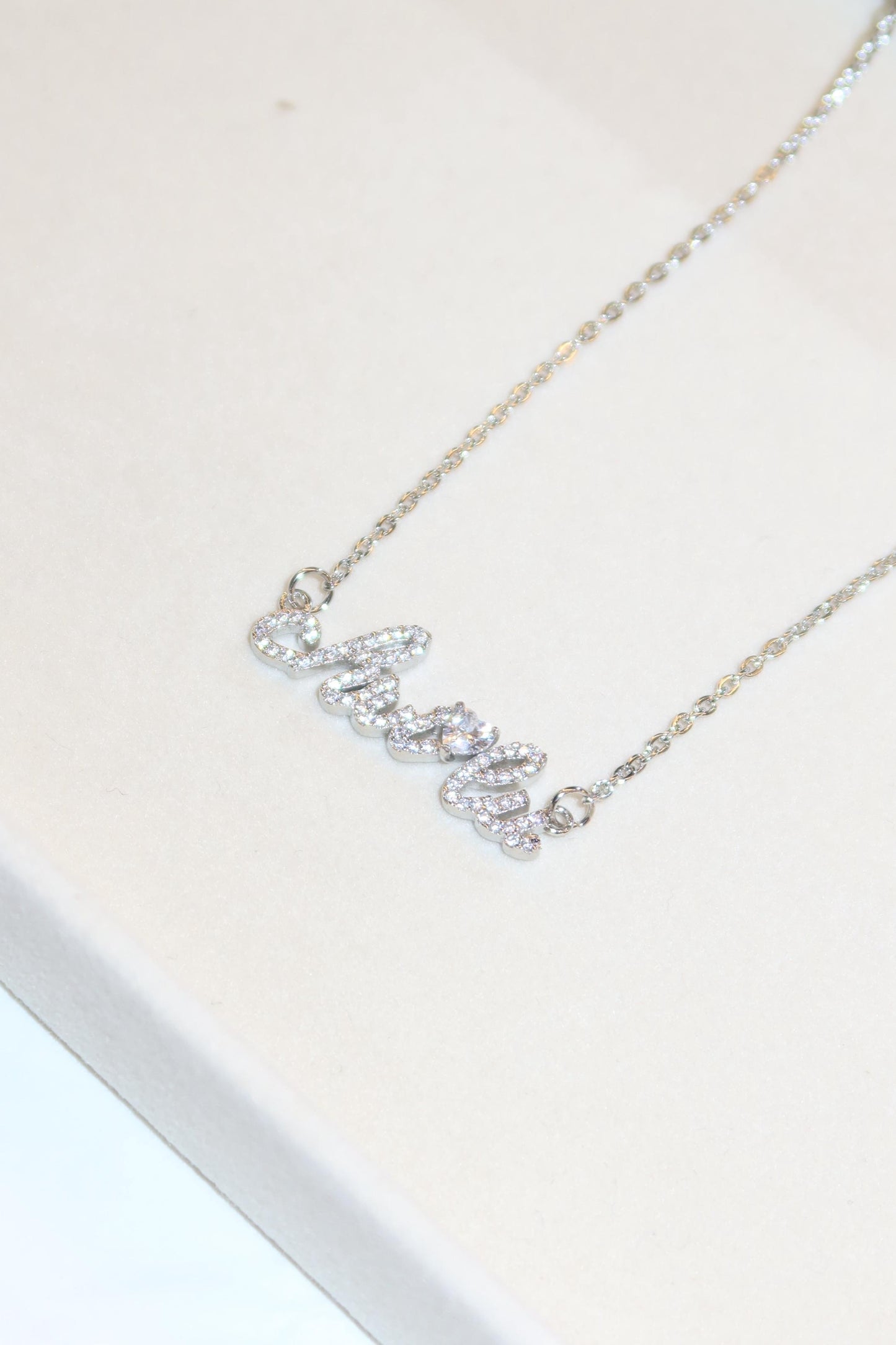 Collana LEGAME Corsivo personalizzabile