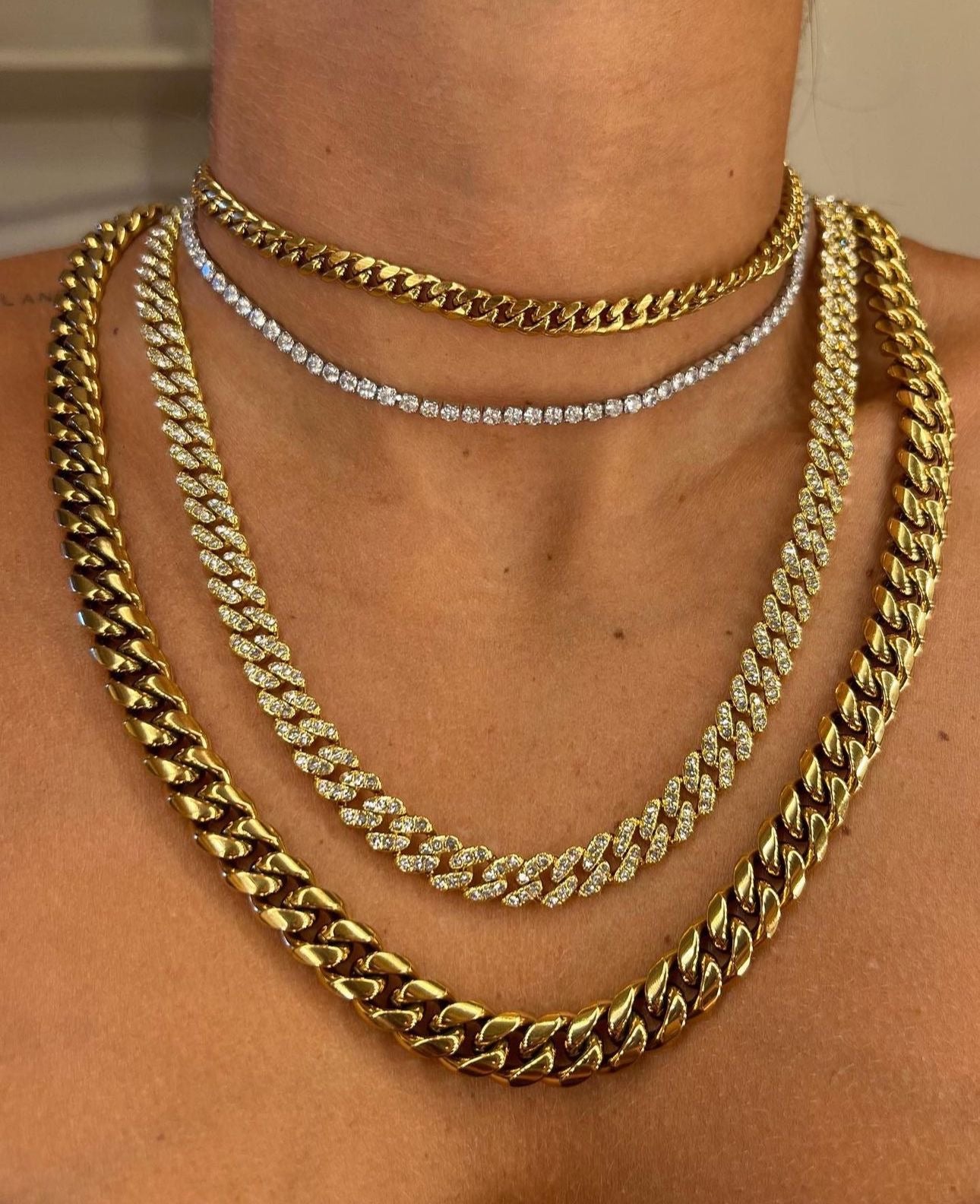 Collana groumette shine