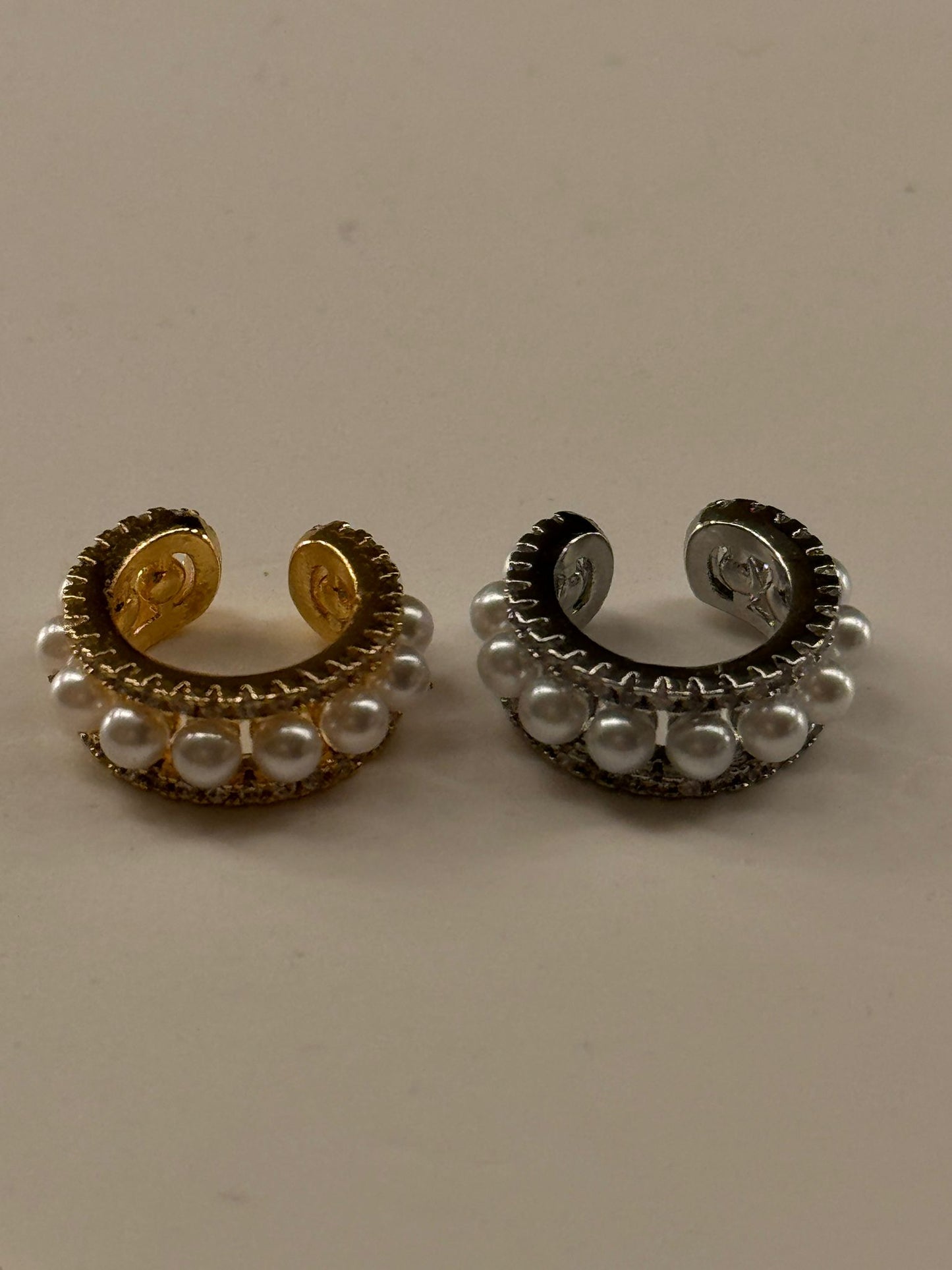 Earcuff perline e tennis