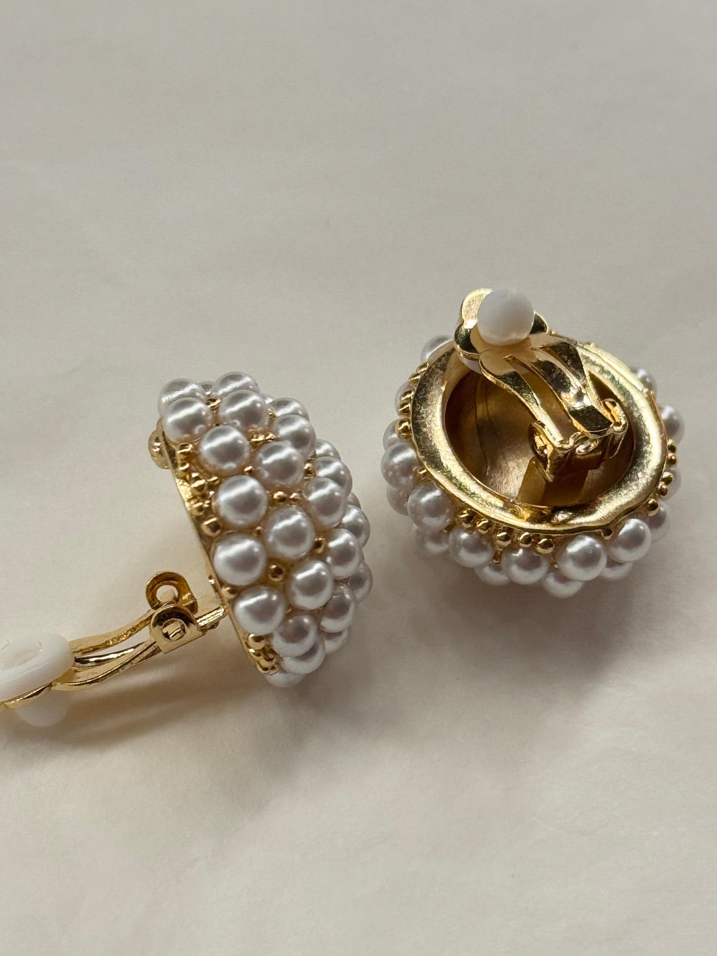 Orecchini Micro Perle con clip