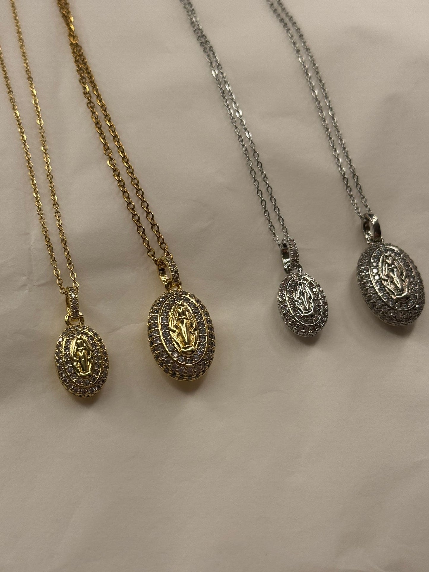 Collana madonnina confetto mini