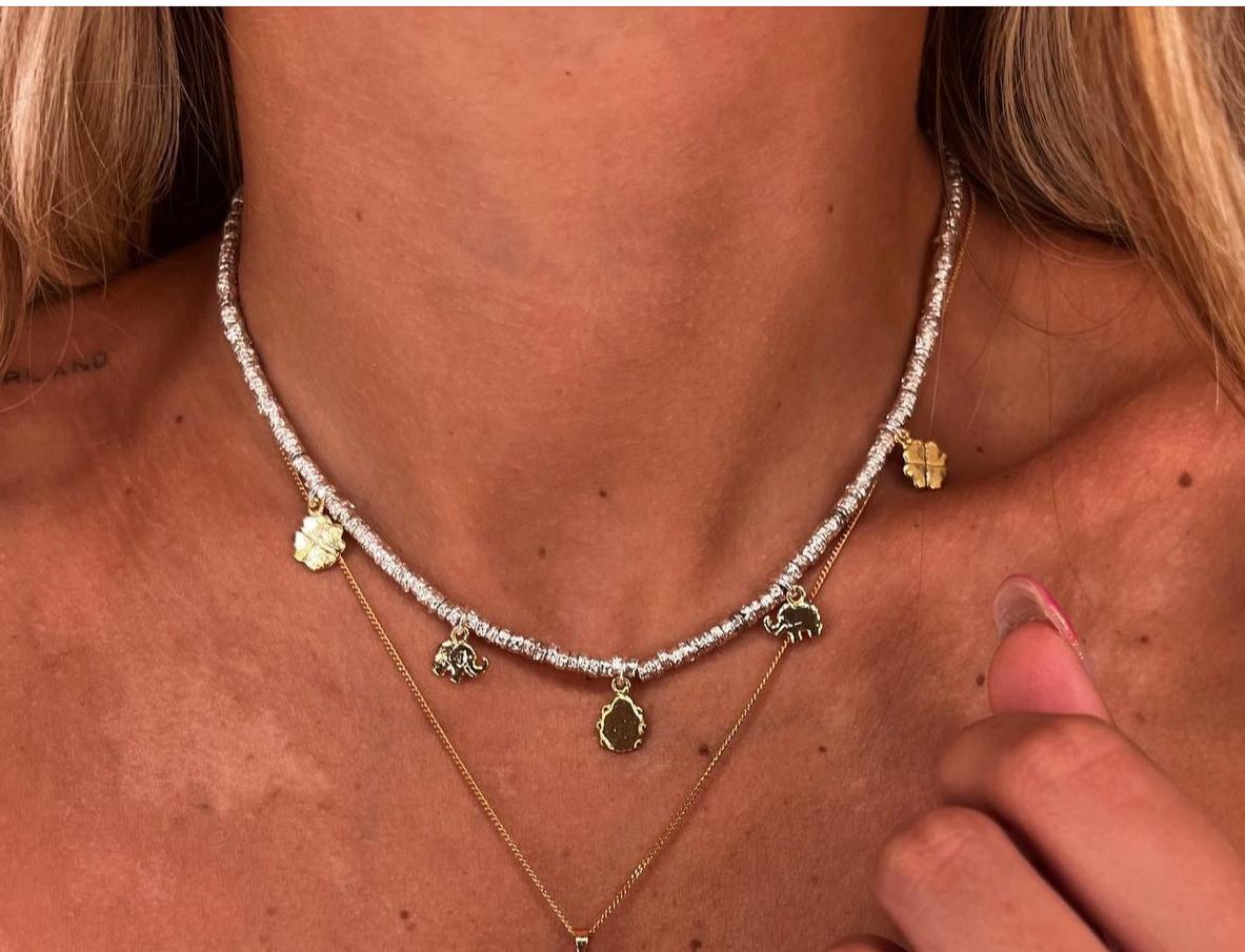Collana ciondoli porta fortuna