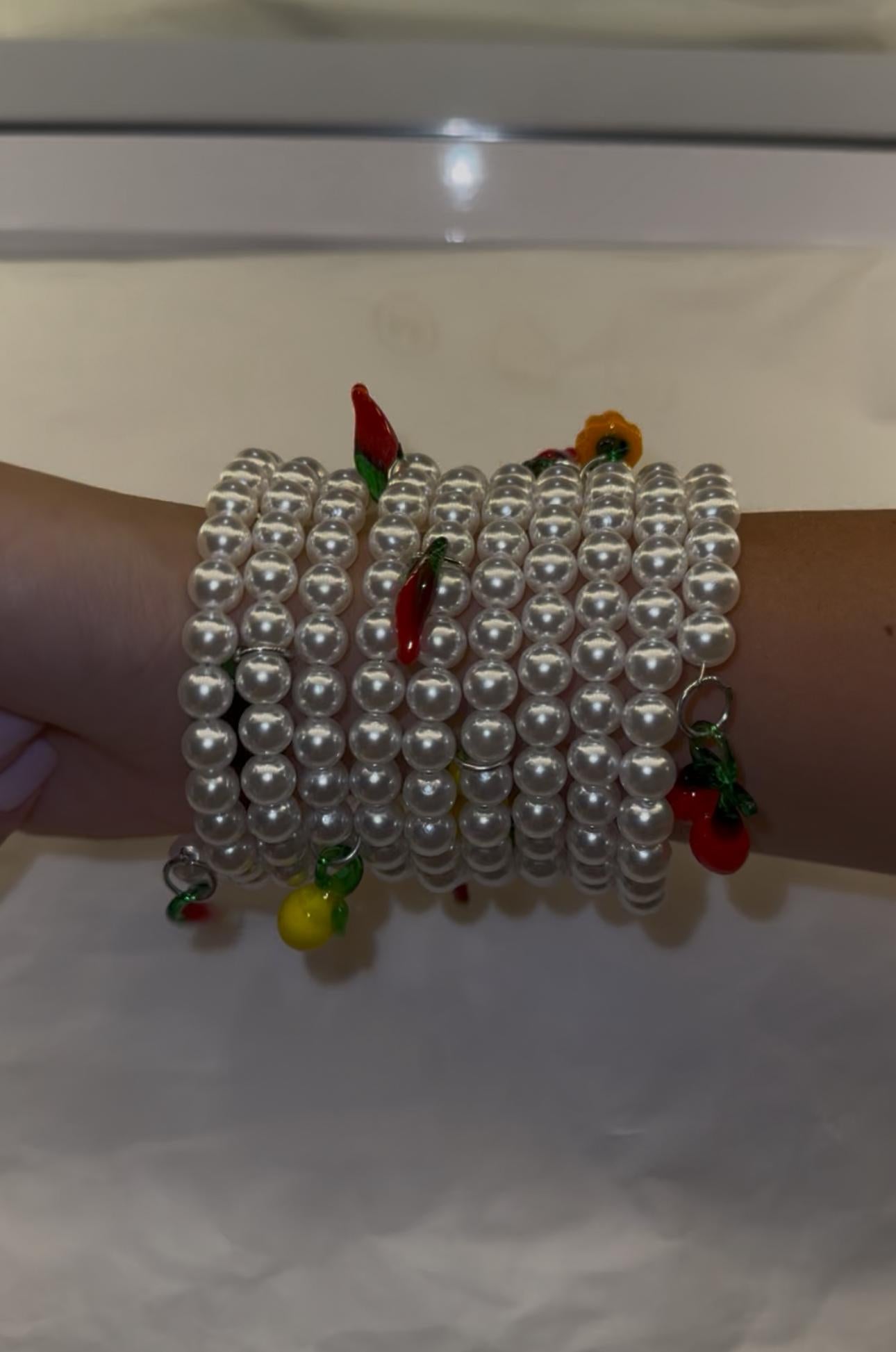 Bracciale Multi Perle Frutta