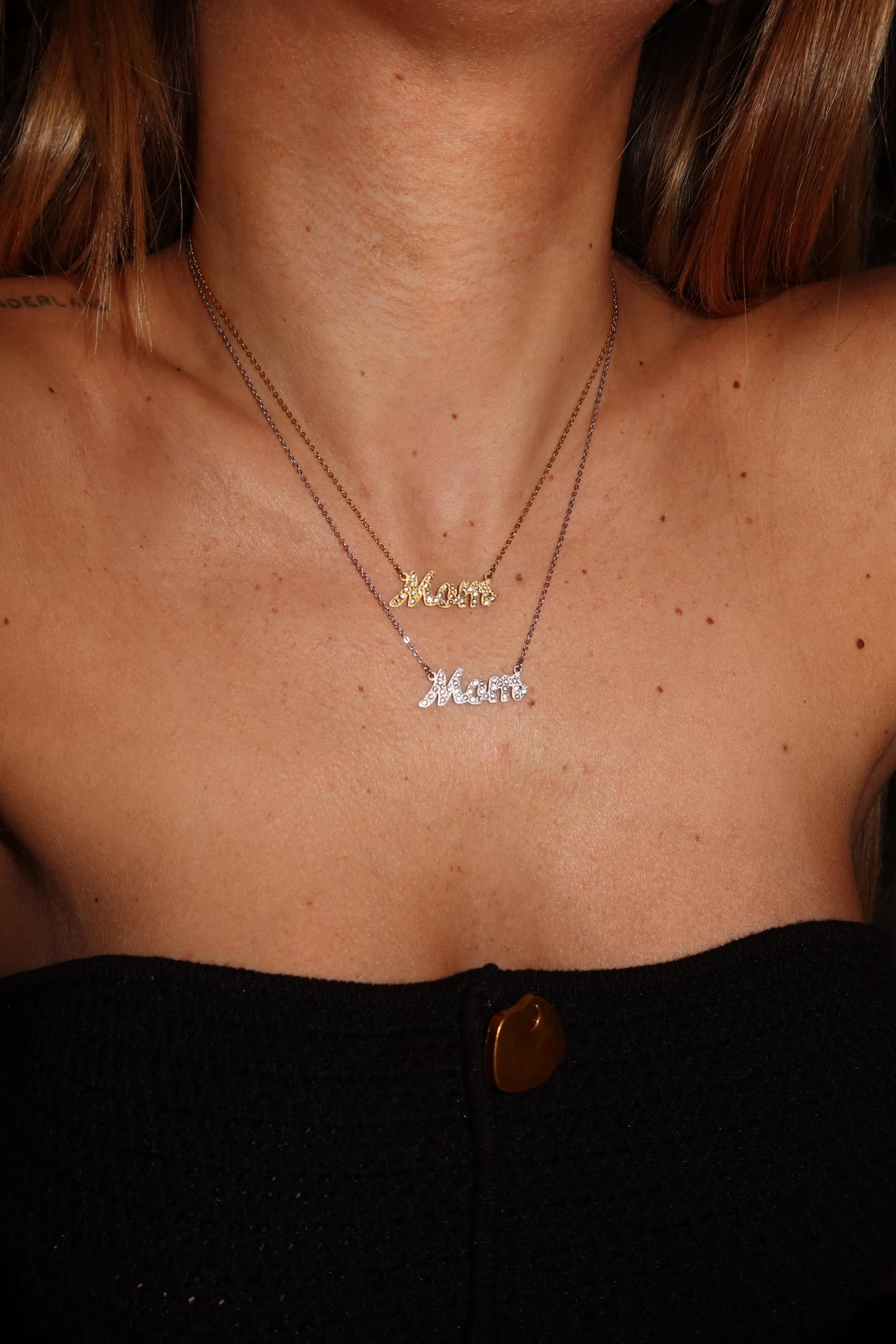 Collana Mom in Corsivo