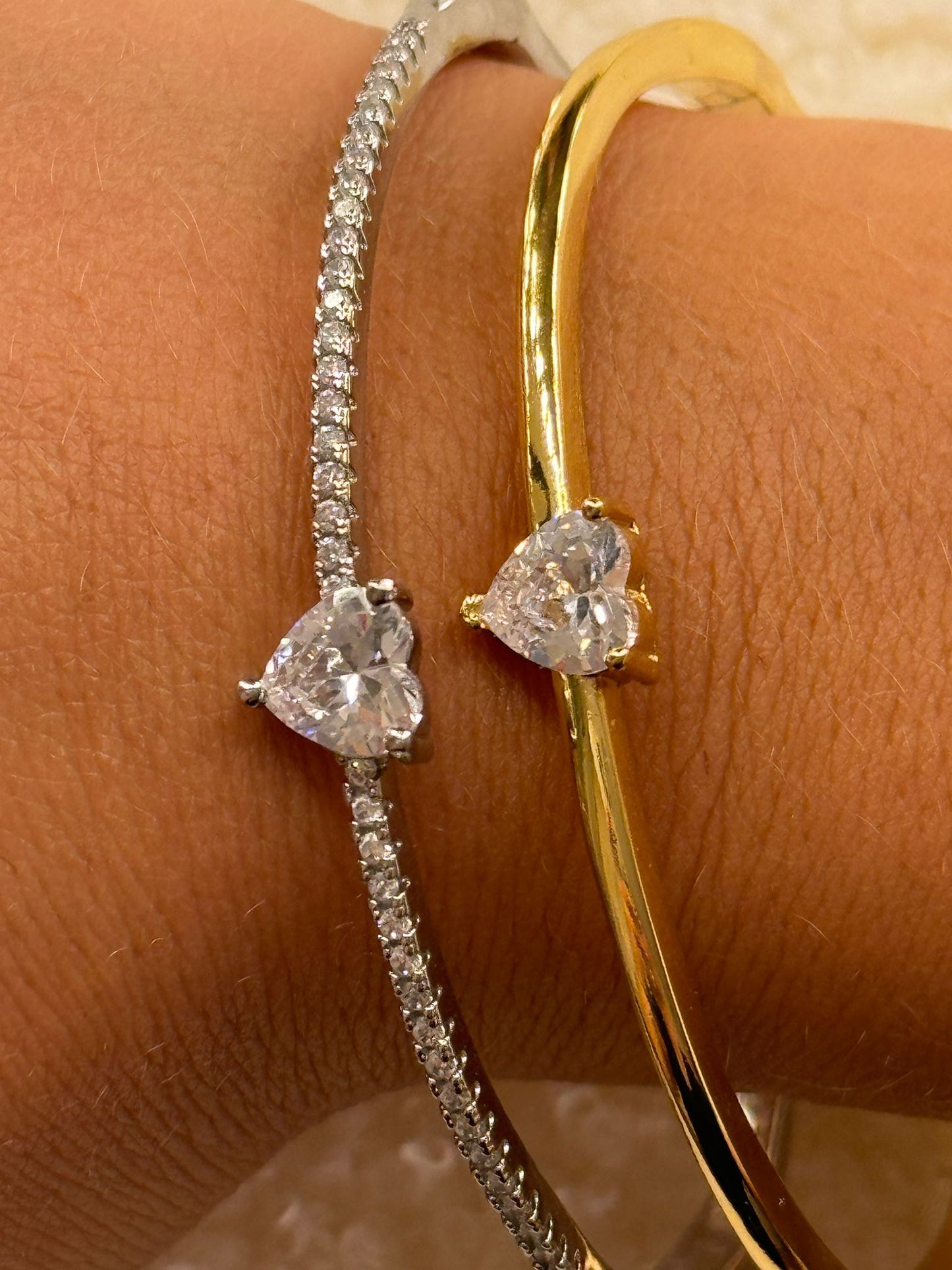 Bracciale rigido Filodamore con brillantini