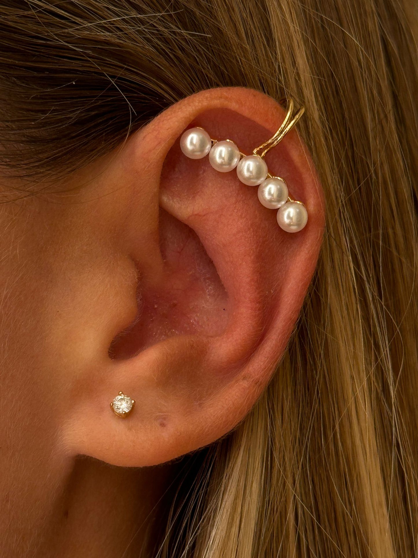 Earcuff conch perle