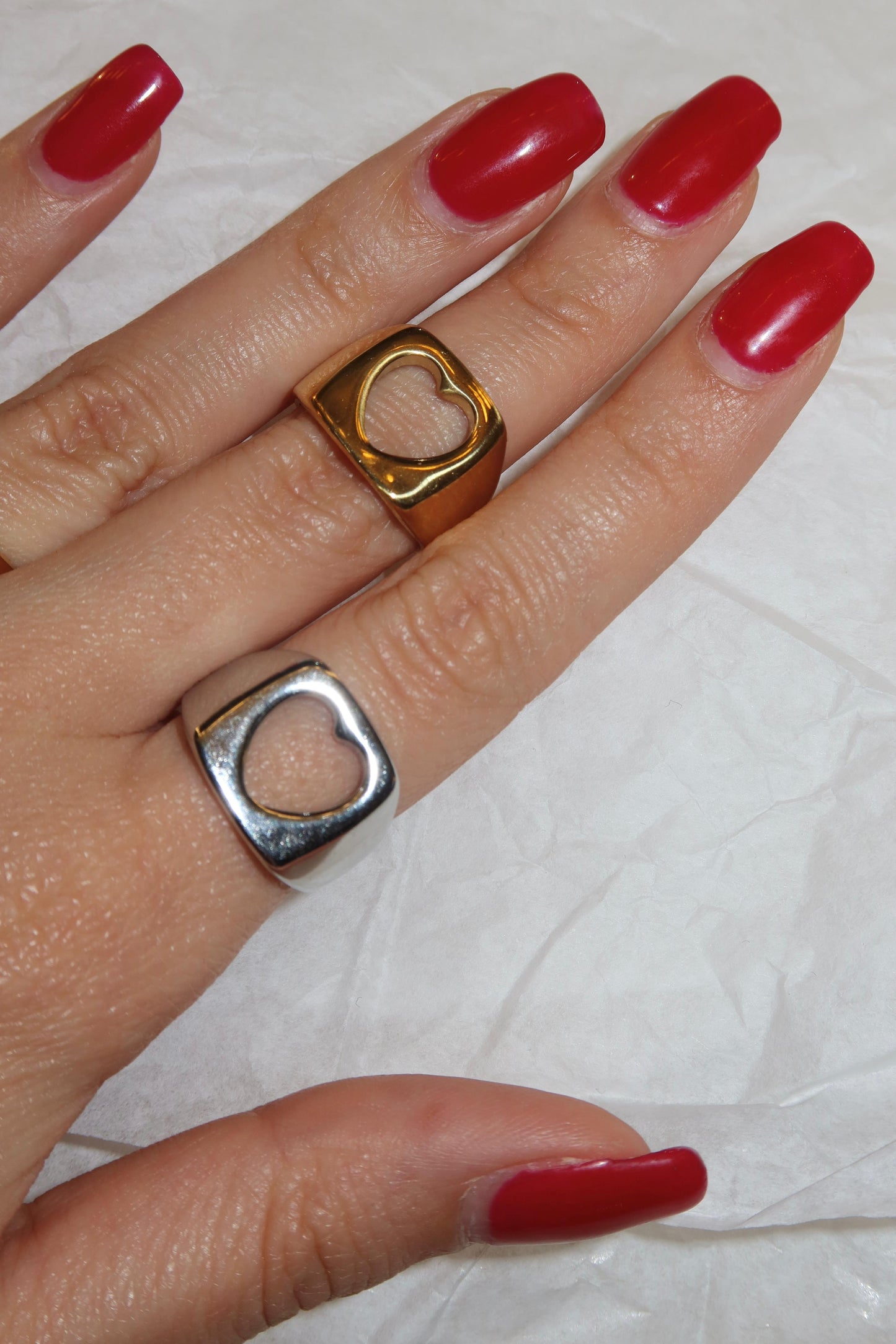 Anello Foro Cuore