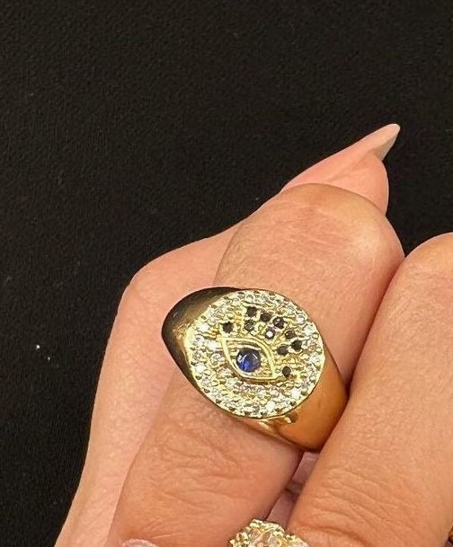Anello occhio portafortuna
