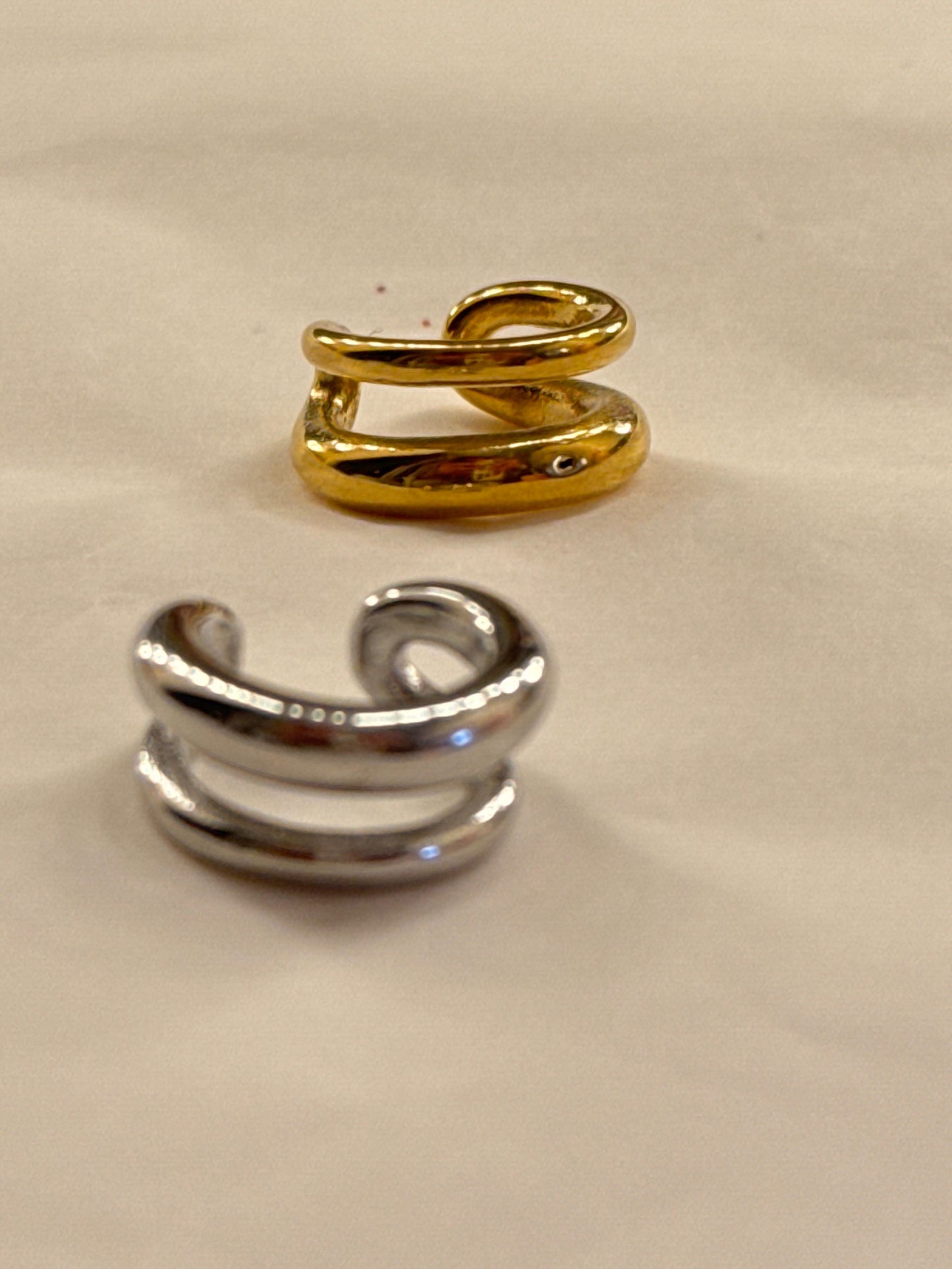 Earcuff doppia fascia semplice