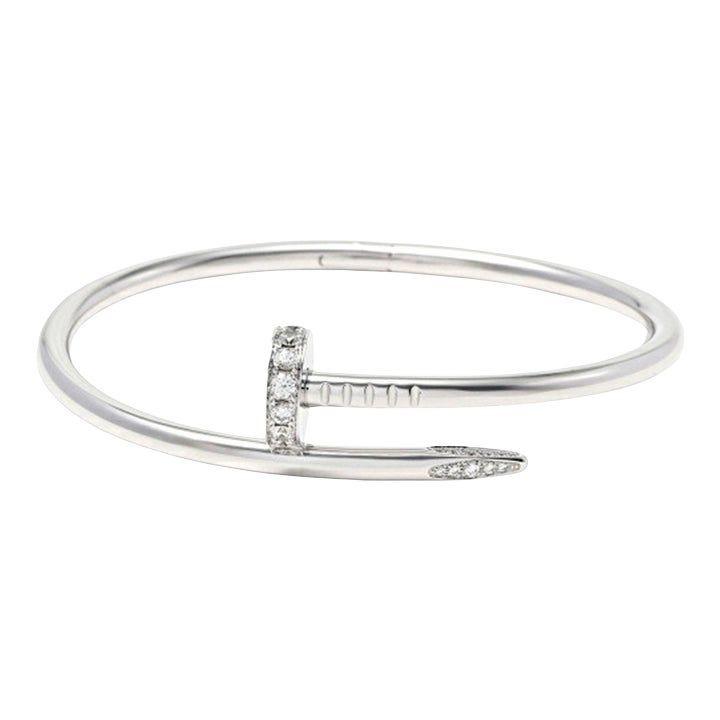 Bracciale chiodo con brillantini