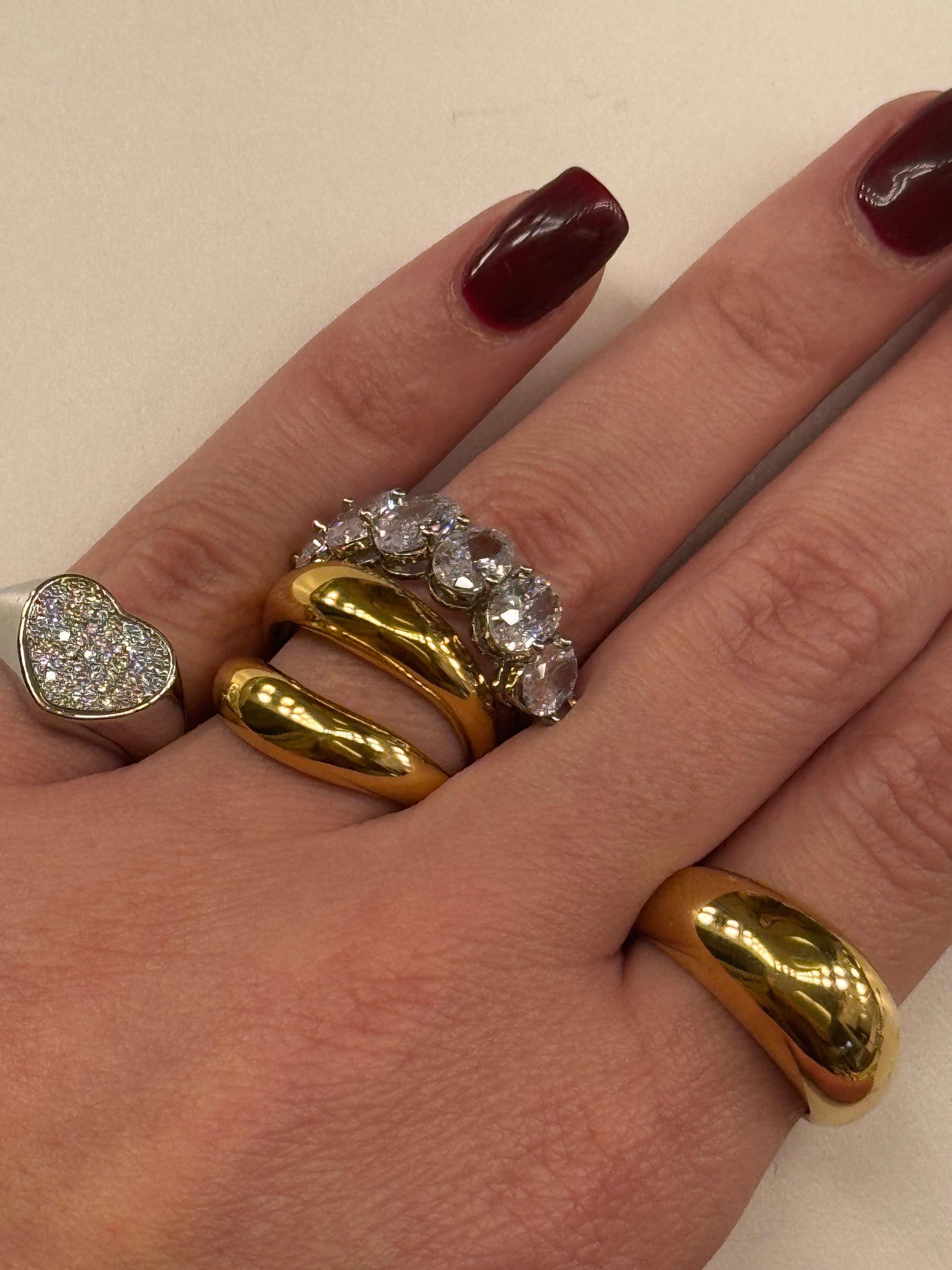 Anello BACIO due in uno