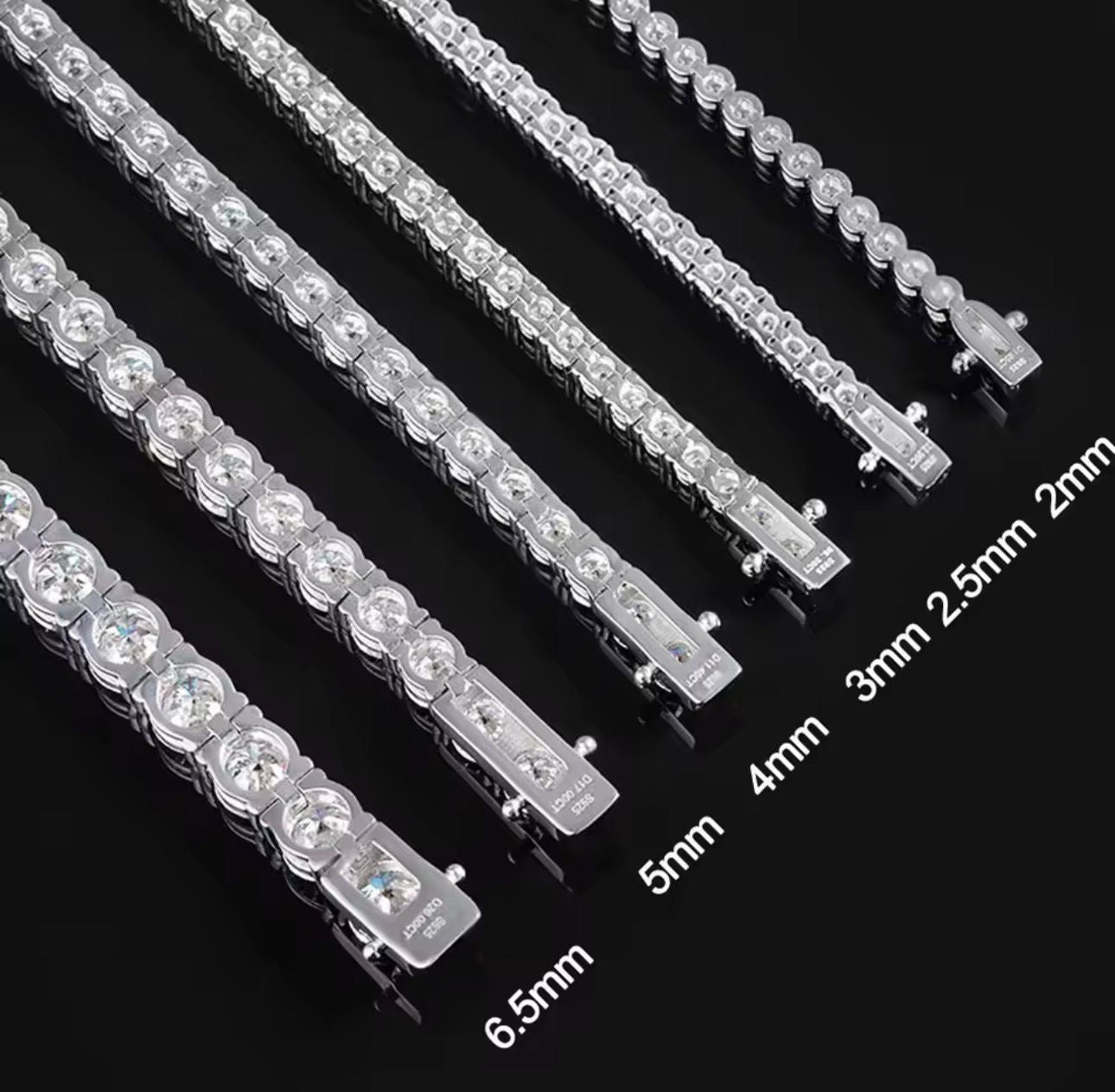 Bracciale Tennis in Moissanite