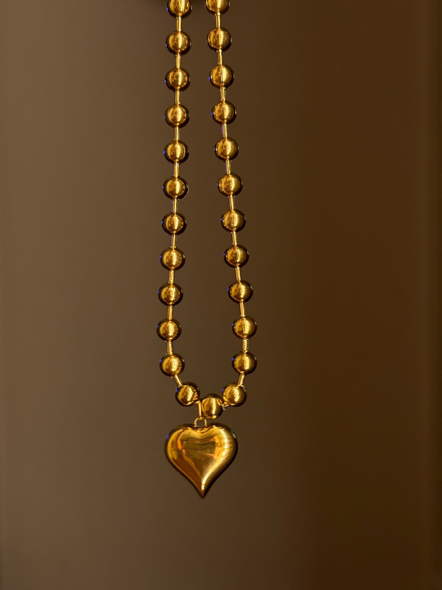 Collana cuore e praline