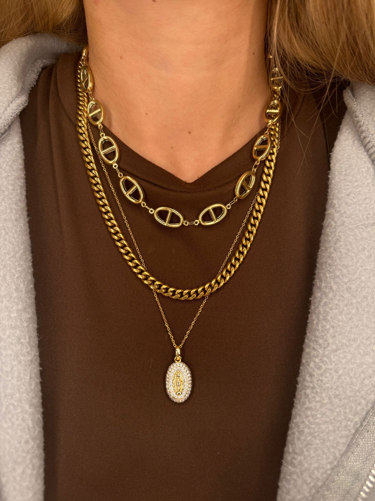 Collana groumette longuette