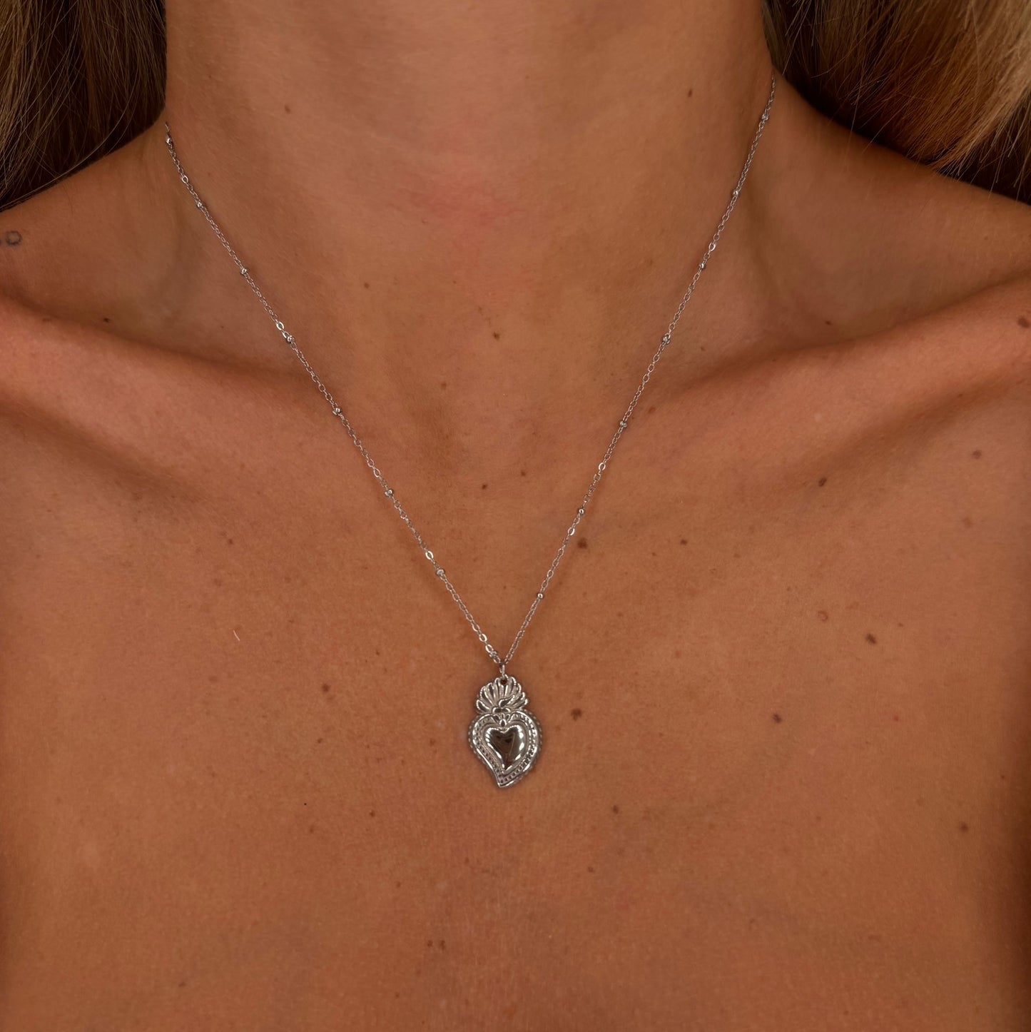 Collana cuore sacro semplice