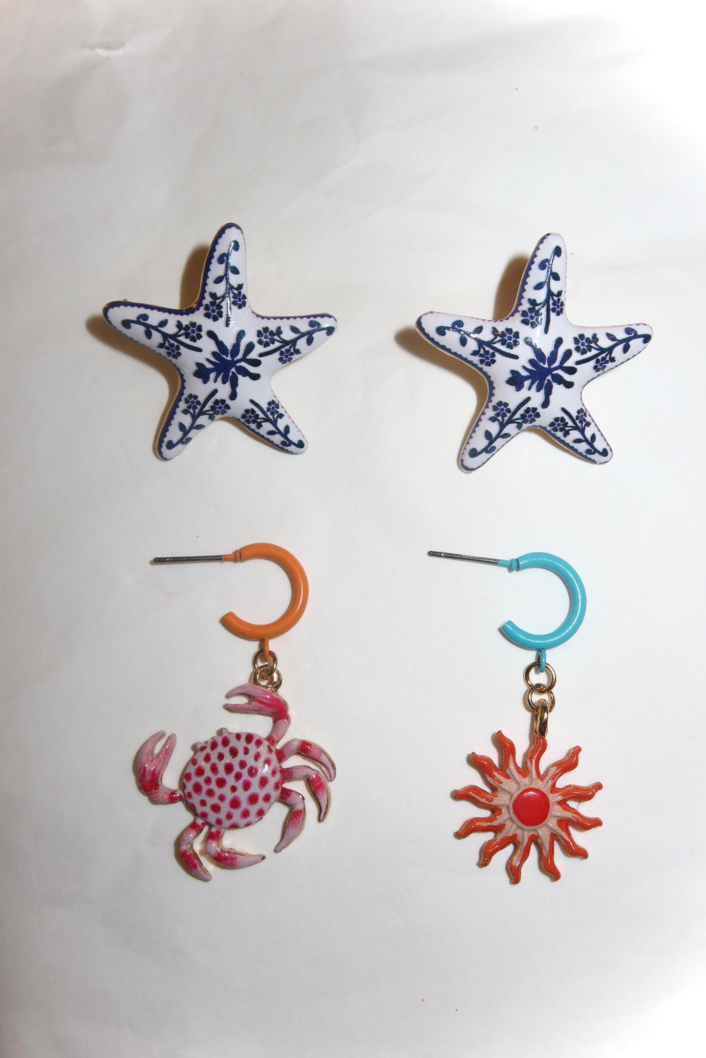 SET Orecchini Marini