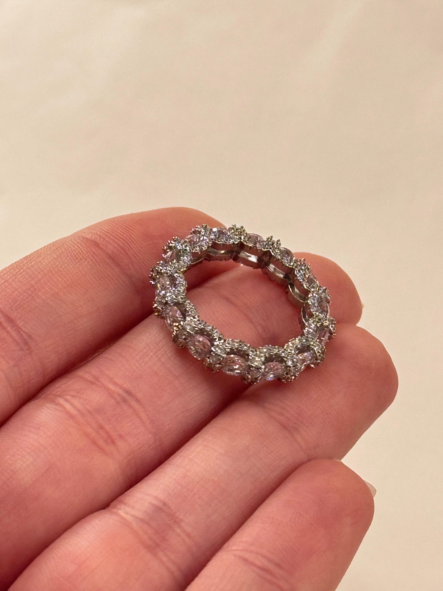 Anello veretta Cristallo Luxury
