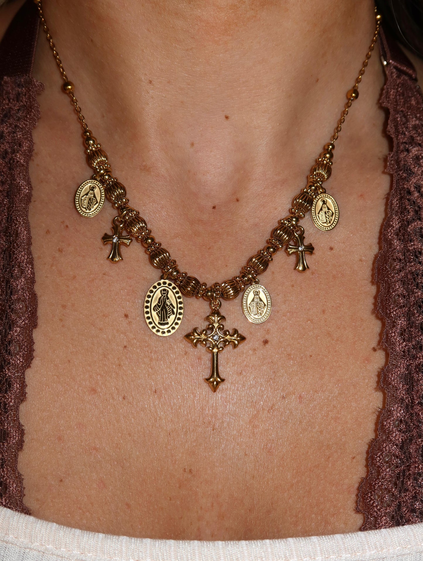 Collana Santa Charms