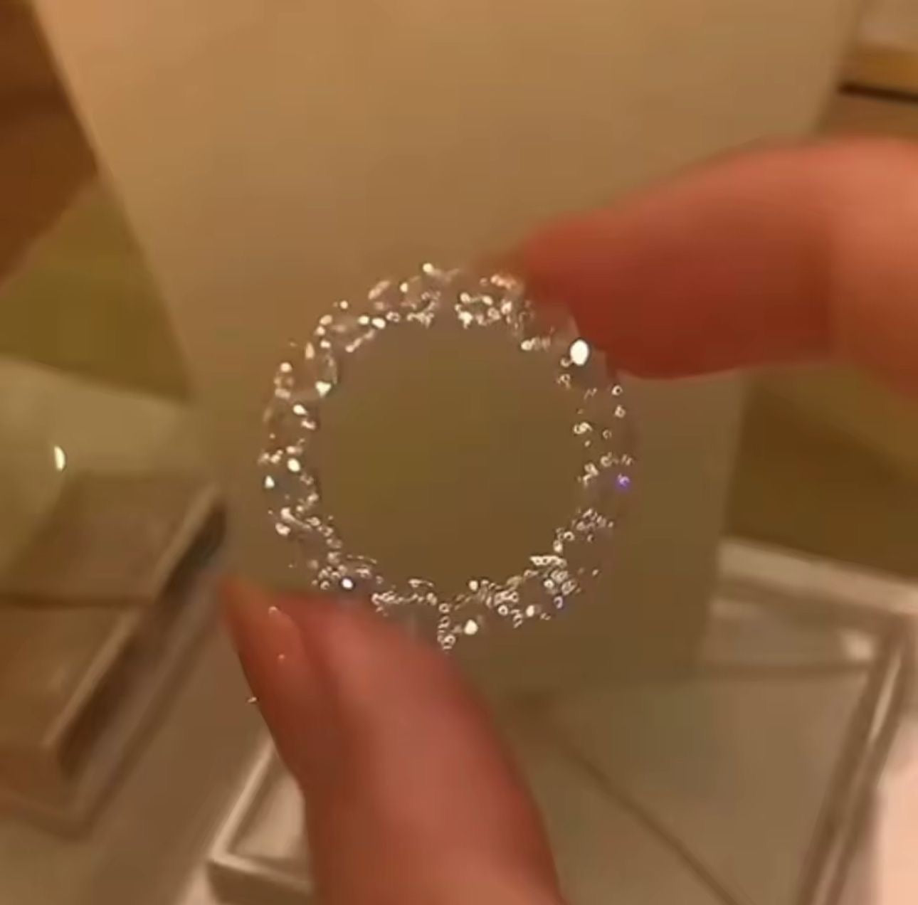 Anello veretta Cristallo Luxury