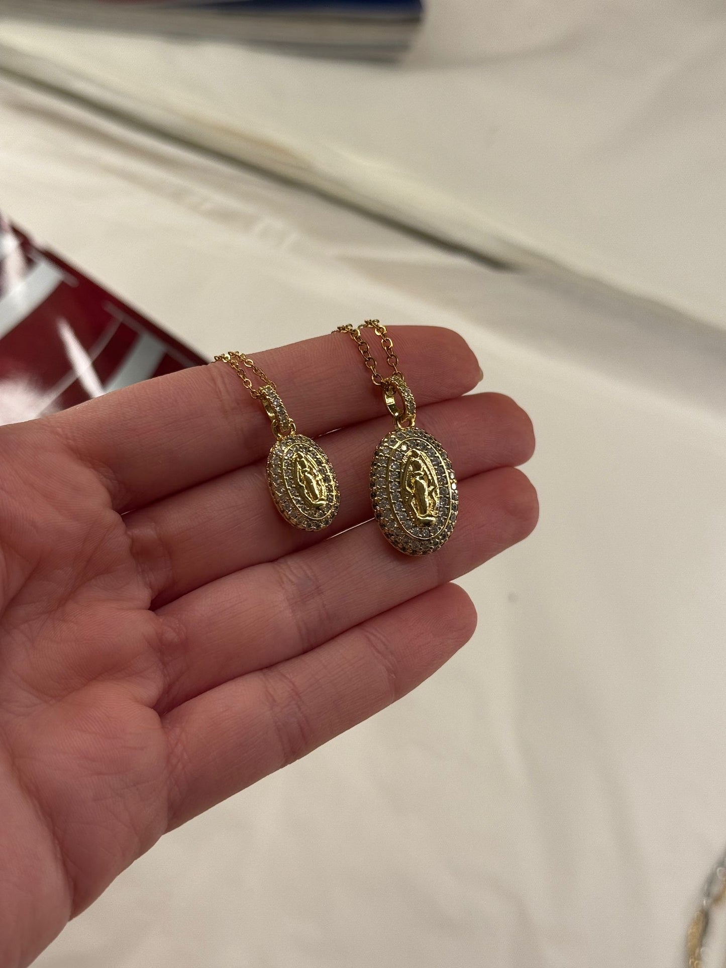 Collana madonnina confetto mini