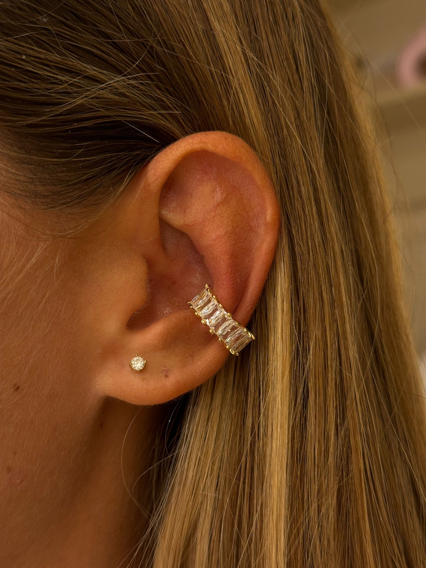 Earcuff zirconi square
