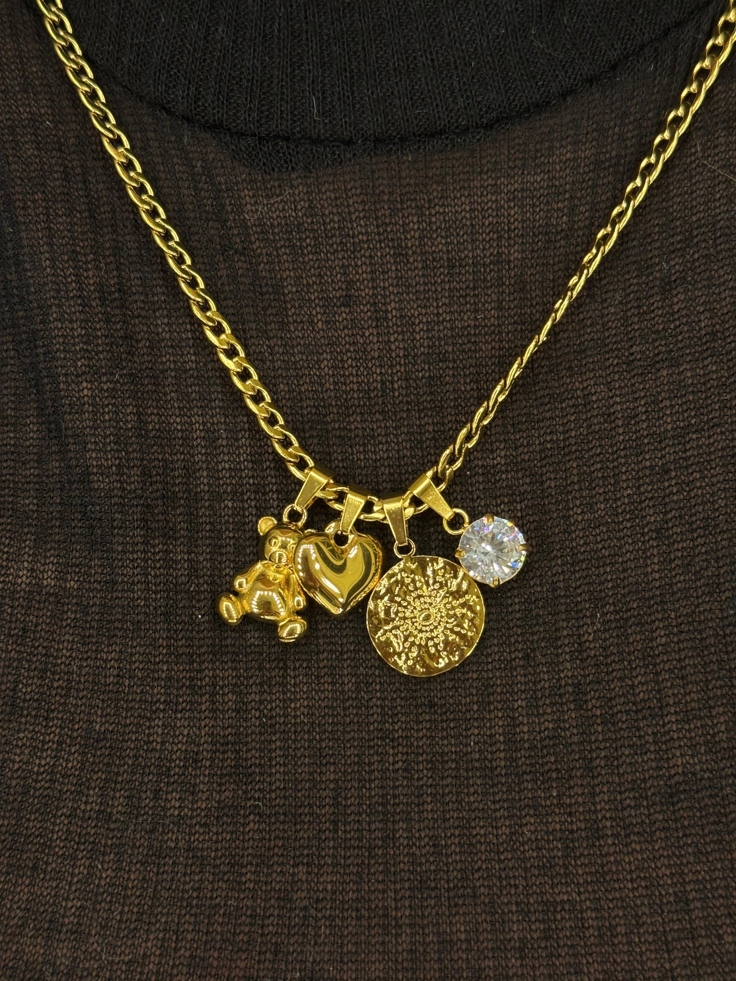 Collana groumette charms Teddy