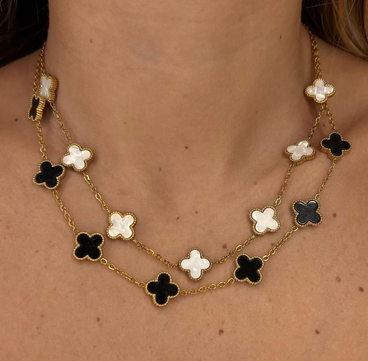 Collana Simil Van Cl**f multi