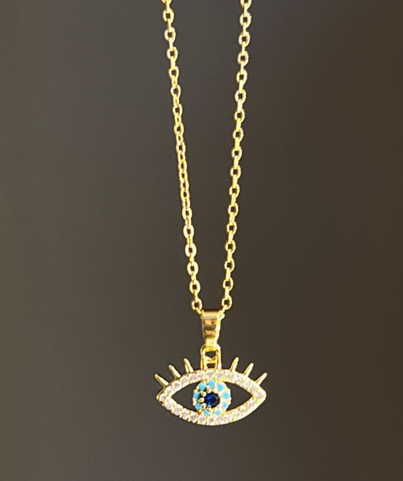 Collana occhio portafortuna