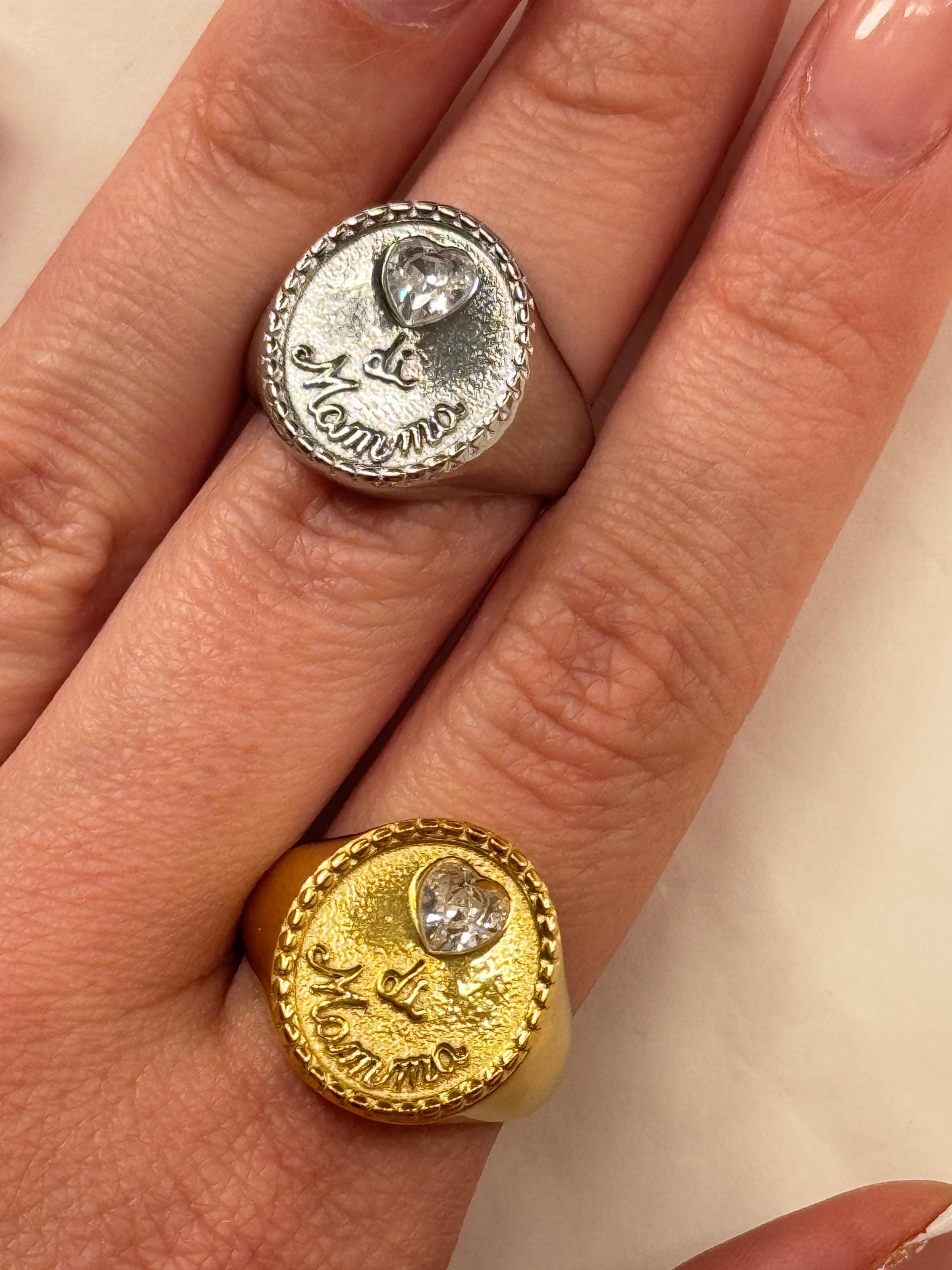 Anello Cuore di Mamma