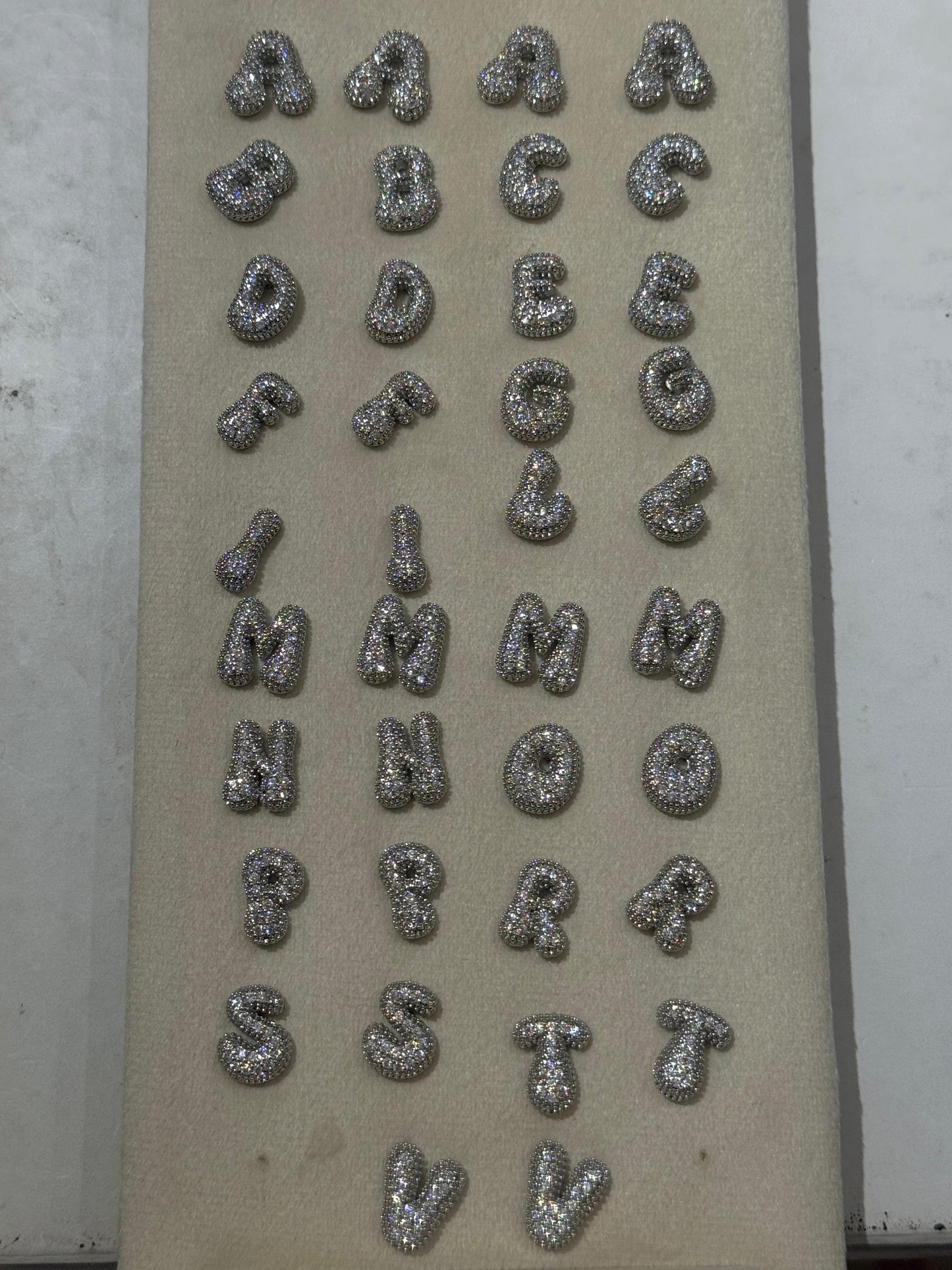 Orecchini Lettere Bubble