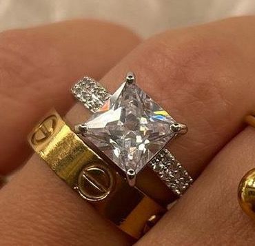 Anello multi punto luce square