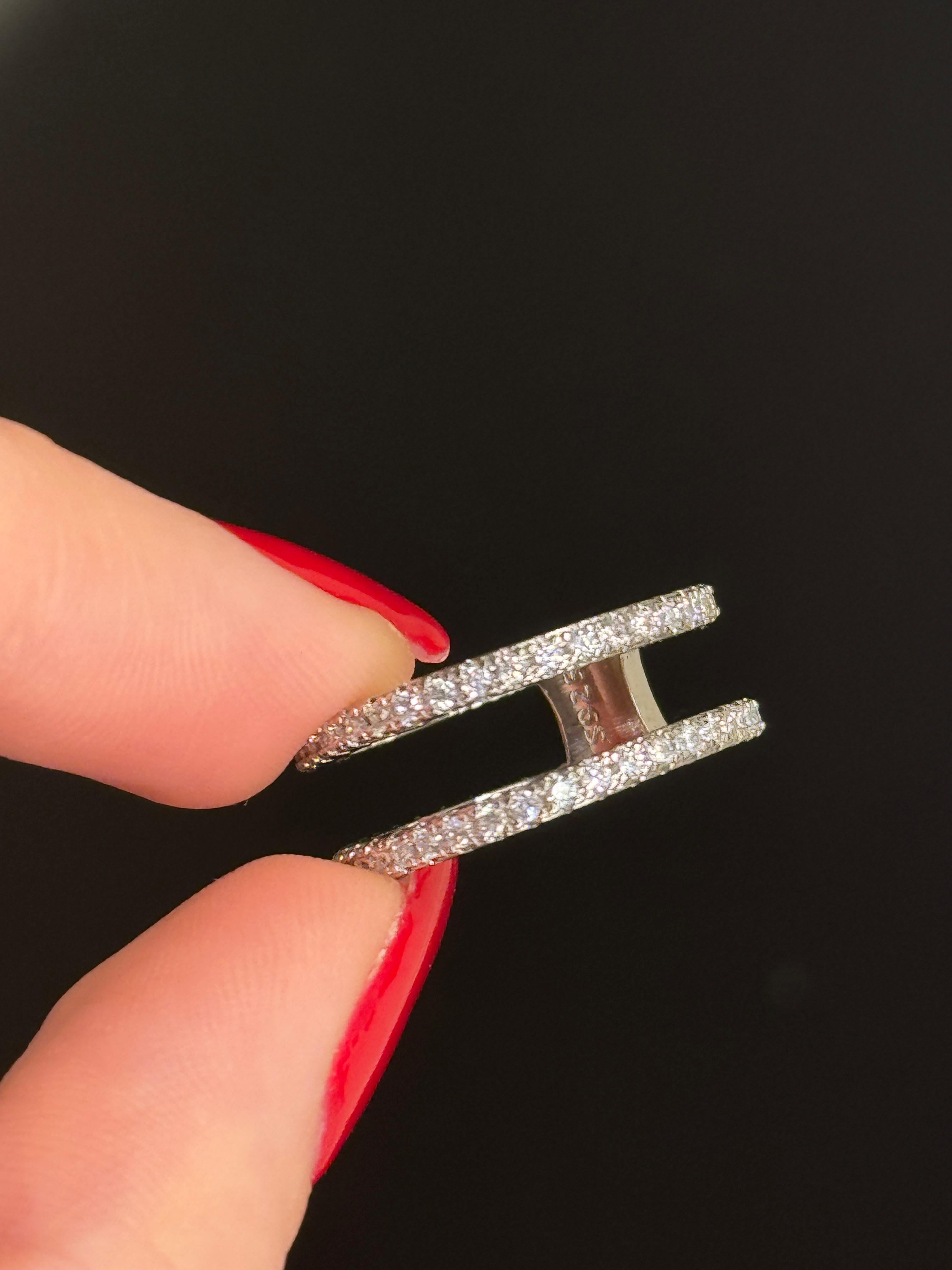 Anello doppia veretta due in uno