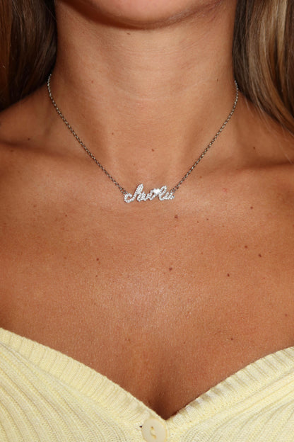 Collana LEGAME Corsivo personalizzabile