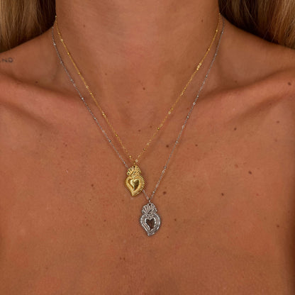Collana cuore sacro semplice