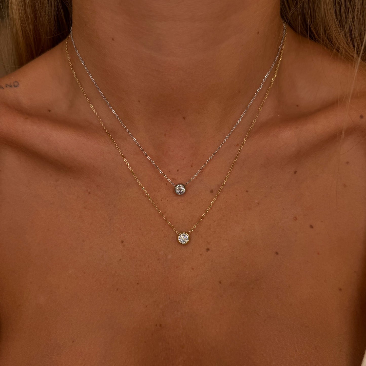 Collana punto luce tondo