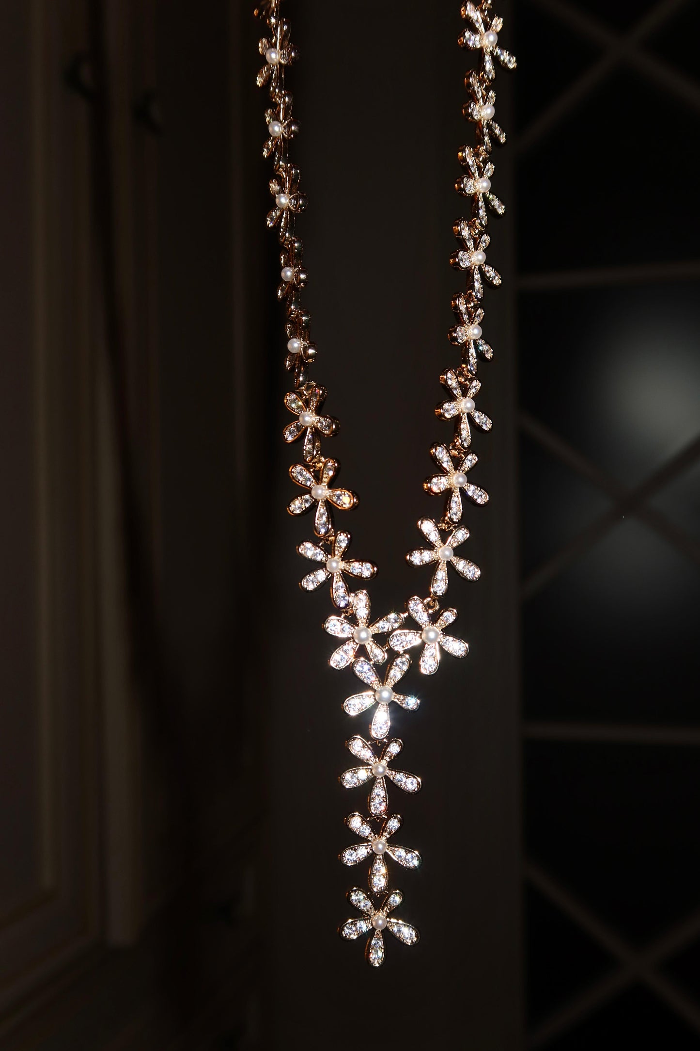 Collana girocollo FIORI CRISTAL
