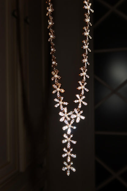 Collana girocollo FIORI CRISTAL