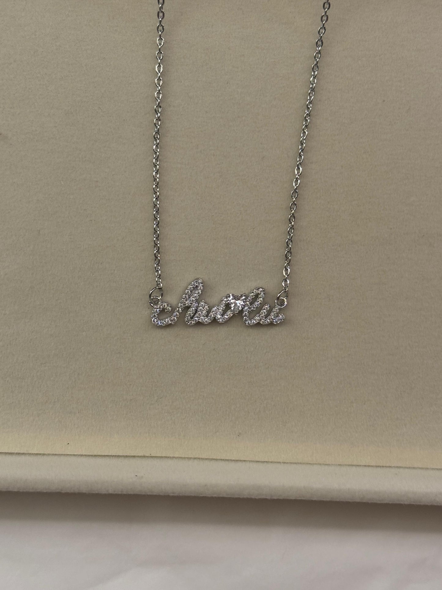 Collana LEGAME Corsivo personalizzabile