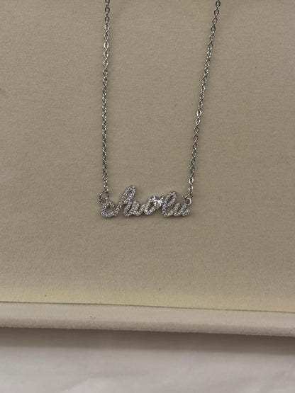 Collana LEGAME Corsivo personalizzabile