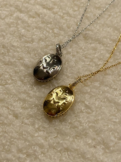 Collana confetto madonnina brillantini