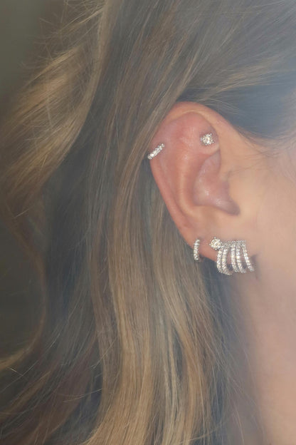 Orecchini fasce Tennis mini